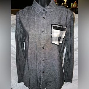 Buffalo Flannel Back Button Up